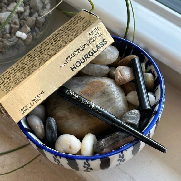 NIB HOURGLASS Arch Brow Micro Sculpting Eyebrow Pencil Travel Size Dark Brunette - Picture 5 of 11